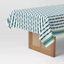 Blue Striped 104" x 60" Tablecloth