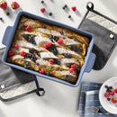9"x13" Rectangle Stoneware Baking Dish Blue