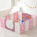 Foldable Playpen for Babies and Toddlers - Pink