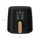 6 Qt Air Fryer - Black
