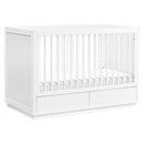 Bento 3-in-1 Convertible Storage Crib - White