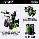 EGO Power+ SNT2405 24 in. Two stage 56 V Battery Snow Blower Kit (Battery & Charger) W/ TWO 7.5 AH BATTERIES