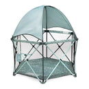 Go With Me Deluxe Eclipse Portable Playard - Green Garden