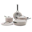 Nova 7pc Ceramic Nonstick Aluminum Cookware Set