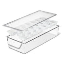 Egg Bin with Removable Tray - White
