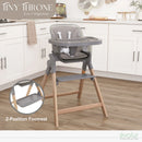 2-in-1 Portable High Chair - Fossil Gray