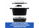 STIRMAX 7.5 Quart Digital Multi-Cooker with Automatic Paddle to Stir and Shred, 9 in 1 programable to Saute, Sear, and Brown Food Before Simmering