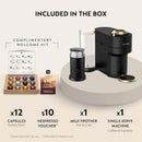 Coffee and Espresso Maker with Milk Frother - Matte Black Gold