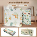 Foldable Baby Play Mat - Giraffe + Elephant