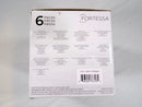Fortessa Jupiter Clear Glass Bowls Set of 6 - Cereal, Soup, Salad