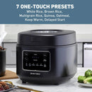 Programmable Rice & Grain Cooker - Black