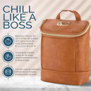 Insulated Baby Bottle Bag - Cognac