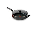 T-fal 5qt Saute Pan with Lid Simply Cook Nonstick Cookware Black