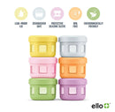 6pk Plastic Condiment Food Storage Containers