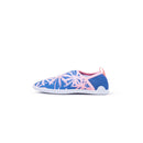 Junior Girls' Bootie Water Shoe - Blue/Pink Palm L