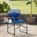 Folding Director’s Chair 2-Pack - Blue