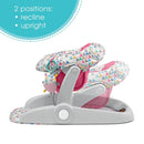 Learn-to-Sit 2-Position Floor Seat - Funfetti Pink