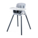Zest 4-in-1 Folding High Chair - Grey