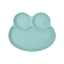 Silicone Baby Plate with Suction - Frog