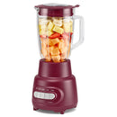 Glass Jar 5 Speed Blender with 6-Cup Jar (48Oz) Capacity, Purple Eggplant