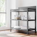 Changing Table with Water-Resistant Changing Pad - Gray