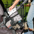 Side Sling Stroller Cargo Net Organizer - Black