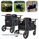 XC 2.0 - Luxury 2 Passenger Stroller Wagon - Black