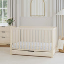 Colby 4-in-1 Convertible Crib with Trundle Drawer - Washed Natural