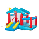 Bounce House with Basketball Hoop and Slide