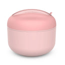 Insulated Leakproof Bowl with Collapsible Utensils - Blush Pink
