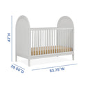 Eloise 4-in-1 Convertible Crib - Moonstruck Gray