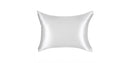 King 600 Thread Count Silk Pillowcase - Ivory White