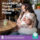 Boppy Anywhere Travel Nursing Pillow - Gray