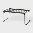 Expandable Foldable Wire Cabinet Shelf Black - Brightroom™