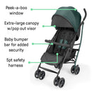 3Dlite Jewel Convenience Stroller - Green