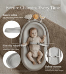 Wipe-Clean Baby Changing Pad - Waterproof, Soft, and Durable PU Pad