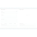 Chevron Baby Memory Book - Gray