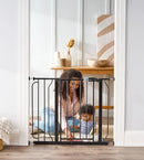 Easy Step 38.5-Inch Wide Walk Thru Baby Gate - Black