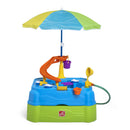 Two-Tier Blue Plastic Outdoor Water Table - Multi-color