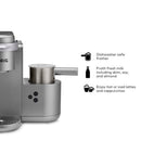 K-Cafe Special Edition Single-Serve K-Cup Pod Coffee, Latte and Cappuccino Maker - Nickel