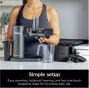 NeverClog 24 Oz. Black Cold Press Juicer with Total Pulp Control