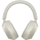 Sony WH-1000XM5 Noise-Canceling Wireless Over-Ear Headphones (Silver)