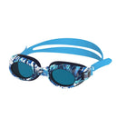 Junior Glide Print Swim Goggles - Navy/Blue