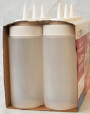 Easy Fill Wide Mouth Squeeze Bottles - 6 Pack