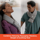 Calming Heat Massaging Neck Wrap - Grey