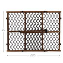 Adjustable Wood Baby Gate - Fits Openings 26-42 in