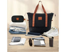 3 Piece Lightweight Hard Shell Carry-On Luggage Set - Black