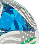 Mini Soccer Ball - White/Green/Glory Blue/Solar Blue