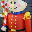 6ft Christmas Inflatable Nutcracker Toy Soldier with Candy Cane