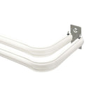Kenney White Traditional/Transitional Curtain Rod 28 in. L X 48 in. L